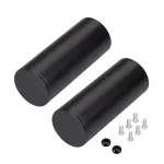 Заглушка ROUND-D36-360 BLACK с отверстием Arlight Металл 050534