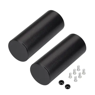 Заглушка ROUND-D36-360 BLACK с отверстием Arlight Металл 050534
