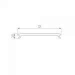 Arlight Экран STRETCH-S-35-CEIL-CENTER-10м OPAL BLACK GAMMA35 049651