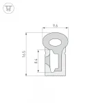 Arlight Силиконовый профиль WPH-FLEX-0817-SIDE-S8-5м WHITE Силикон 040268