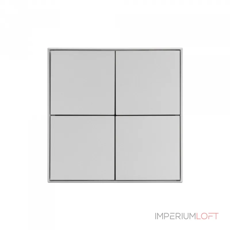 Arlight INTELLIGENT ARLIGHT Кнопочная панель KNX-304-23-IN Silver BUS Frame IARL IP20 039666