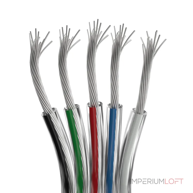 Arlight Шлейф питания ARL-18AWG-CLEAR-5-CU 034965