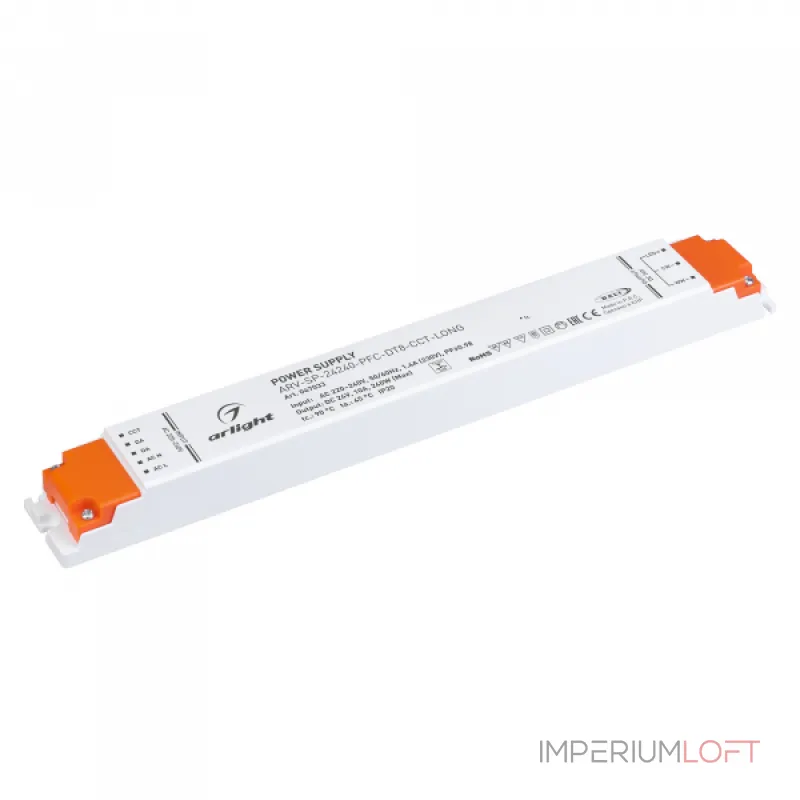 Блок питания ARV-SP-24240-PFC-DT8-CCT-LONG 24В 10A 240Вт Arlight IP20 047033