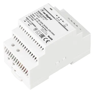 Arlight Блок питания ARV-DR60-12 12В 5A 60Вт IP20 DIN-рейка 034672
