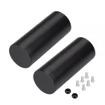 Заглушка ROUND-D36-360 BLACK с отверстием Arlight Металл 050534