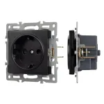 Arlight Механизм электрической розетки SCT-MEU1-PL-BK 250В 16A 043731
