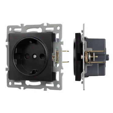 Arlight Механизм электрической розетки SCT-MEU1-PL-BK 250В 16A 043731 Arlight Механизм электрической розетки SCT-MEU1-PL-BK 250В 16A 043731