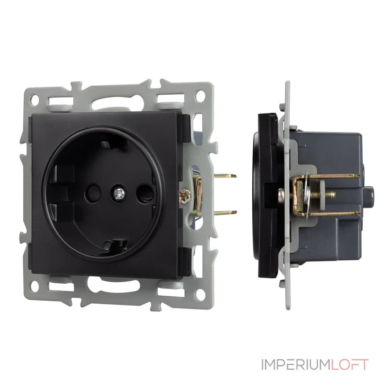 Arlight Механизм электрической розетки SCT-MEU1-PL-BK 250В 16A 043731 Arlight Механизм электрической розетки SCT-MEU1-PL-BK 250В 16A 043731