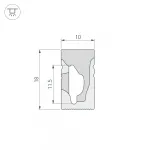 Arlight Силиконовый профиль WPH-FLEX-1018-SIDE-S10-5м WHITE Силикон 040269