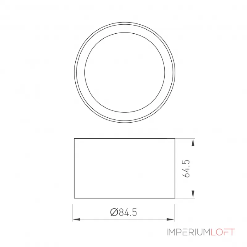 Кольцо антибликовое LGD-ANTIGLARE-RING-R85 WH Arlight Металл 046758 Кольцо антибликовое LGD-ANTIGLARE-RING-R85 WH Arlight Металл 046758