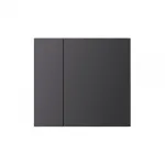 Arlight INTELLIGENT ARLIGHT Накладка панели KNX-23-2G-SUF Dark Grey Backlightless IARL IP20 052875