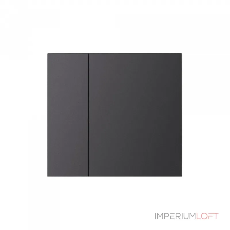 Arlight INTELLIGENT ARLIGHT Накладка панели KNX-23-2G-SUF Dark Grey Backlightless IARL IP20 052875