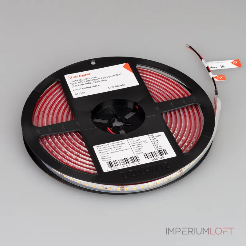 Arlight Лента герметичная RTW-PR-A128-10mm 24В Warm3000 9.6 В/м IP66 2835 5м 9.6 Вт/м IP66 038739 Arlight Лента герметичная RTW-PR-A128-10mm 24В Warm3000 9.6 В/м IP66 2835 5м 9.6 Вт/м IP66 038739