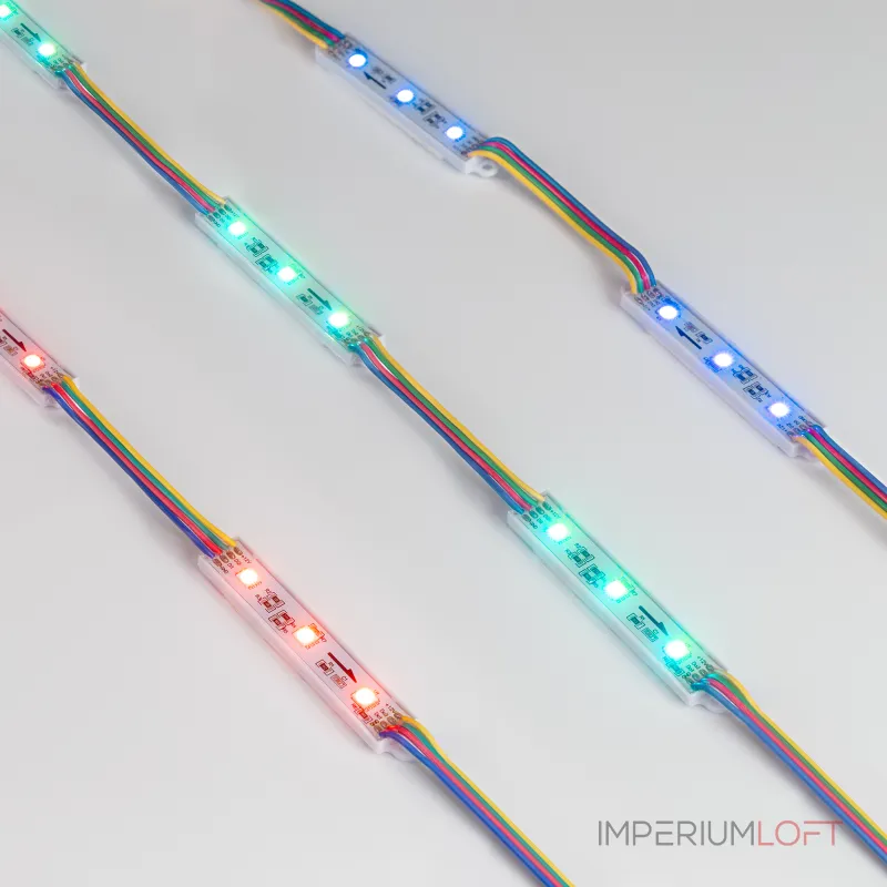 Модуль управляемый SPI-B3 12В RGB-RAM 0.6Вт IP66 120 deg Arlight 036824