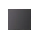 Arlight INTELLIGENT ARLIGHT Накладка панели KNX-23-2G-SUF Dark Grey Backlightless IARL IP20 052875