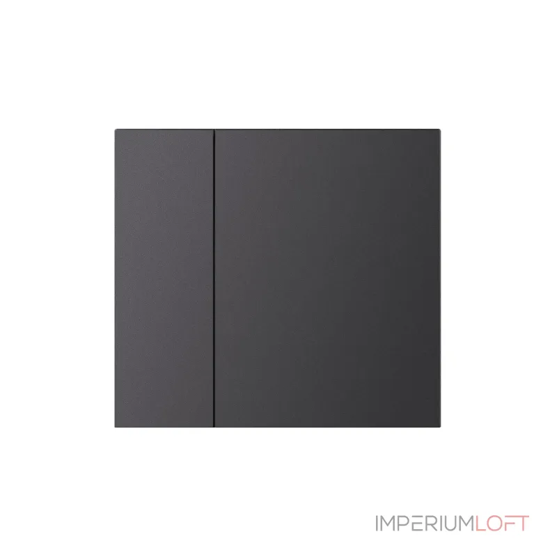Arlight INTELLIGENT ARLIGHT Накладка панели KNX-23-2G-SUF Dark Grey Backlightless IARL IP20 052875