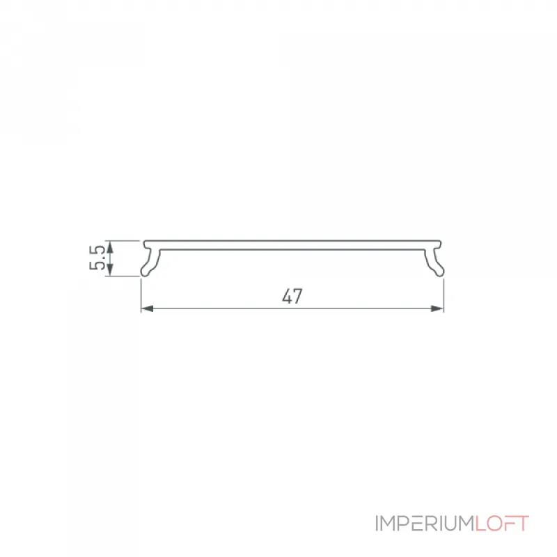 Arlight Экран LINE-5050-DUAL-3000 BLACK 047489