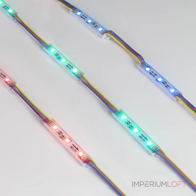 Модуль управляемый SPI-B3 12В RGB-RAM 0.6Вт IP66 120 deg Arlight 036824