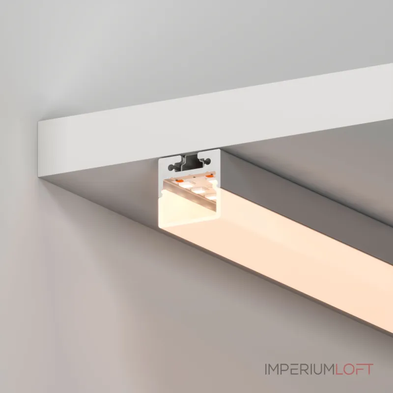 Arlight Профиль с экраном SL-LINE-2011M-2500 ANOD+OPAL SQUARE Алюминий 025870