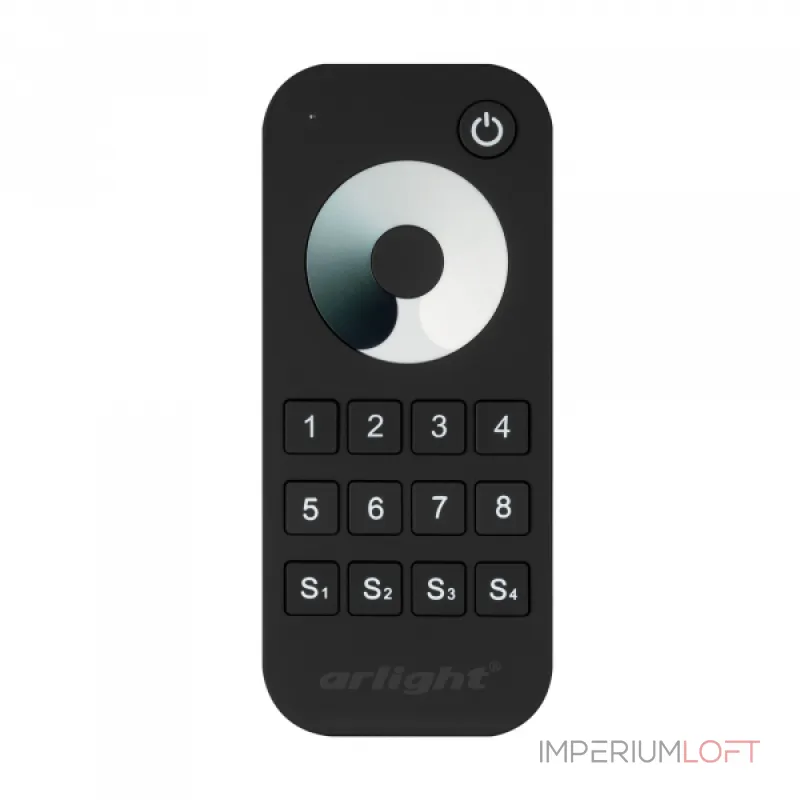 Arlight Пульт SMART-R24-DIM Black 8 зон 2.4G IP20 031935