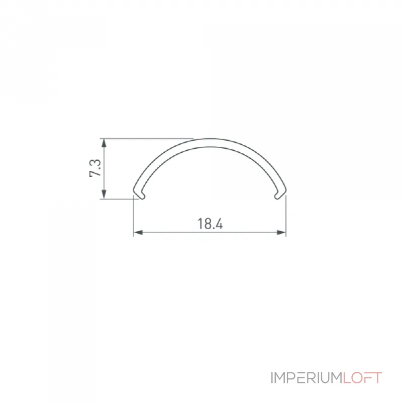 Arlight Экран ROUND-D20-2000 OPAL-PM 039490