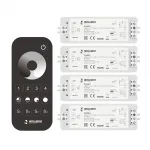 Arlight INTELLIGENT ARLIGHT Диммер SMART-SET-PWM-101-72-DIM-PD-SUF Black 5-36В 1x8A x4 ПДУ 13кн 2.4G IARL IP20 036201