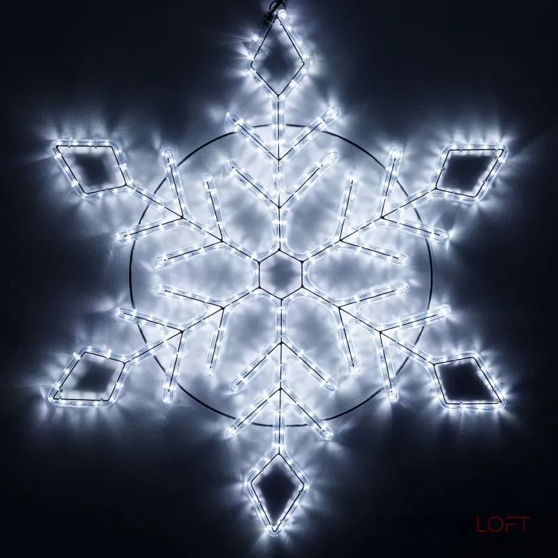 Arlight Фигура ARD-SNOWFLAKE-M9-900x900-360LED White 230В 22Вт Ardecoled IP65 034256 Arlight Фигура ARD-SNOWFLAKE-M9-900x900-360LED White 230В 22Вт Ardecoled IP65 034256