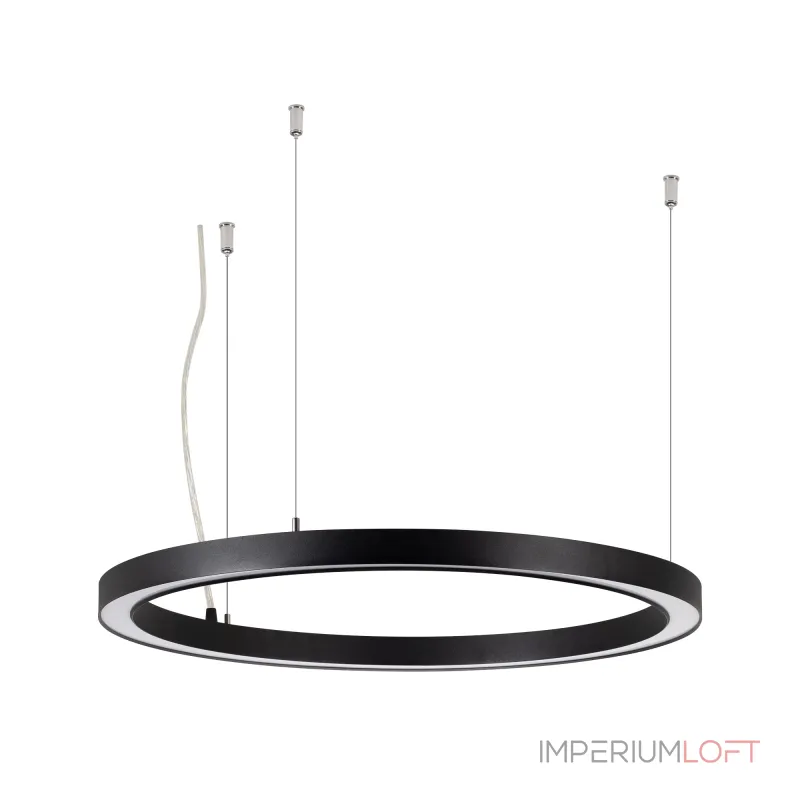 Светильник SP-CIRCLE-HANG-O3535-D600-35Вт Warm3000 RAL9005 120 deg 230В IP40 LED Arlight Алюминий 049362