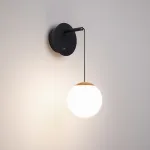 Arlight Светильник SP-BEADS-WALL-HANG-R130-6Вт Day4000 BK-GD 180 deg 230В IP20 037065