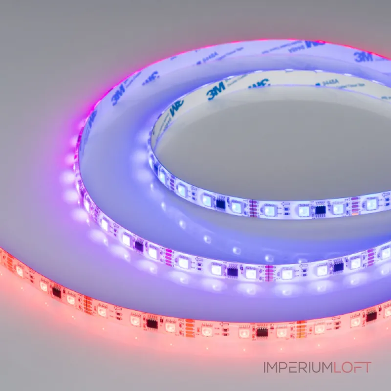 Arlight Лента герметичная DMX-SE-B60-10mm 12В RGB-PX3 14 В/м IP65 5060 5м 039604