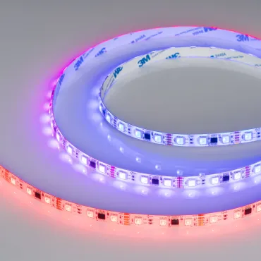 Arlight Лента герметичная DMX-SE-B60-10mm 12В RGB-PX3 14 В/м IP65 5060 5м 039604