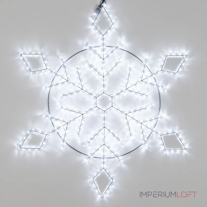 Arlight Фигура ARD-SNOWFLAKE-M9-900x900-360LED White 230В 22Вт Ardecoled IP65 034256 Arlight Фигура ARD-SNOWFLAKE-M9-900x900-360LED White 230В 22Вт Ardecoled IP65 034256