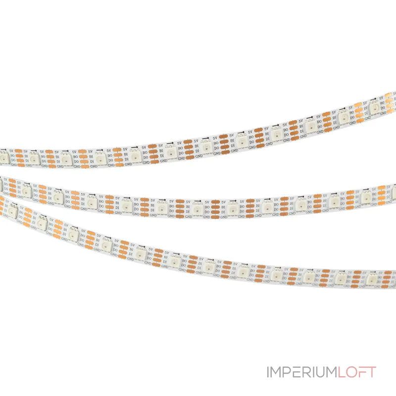 Arlight Лента SPI-B60-10mm 5В RGB-PX1-BPT 12 В/м IP20 5060 5м 037855