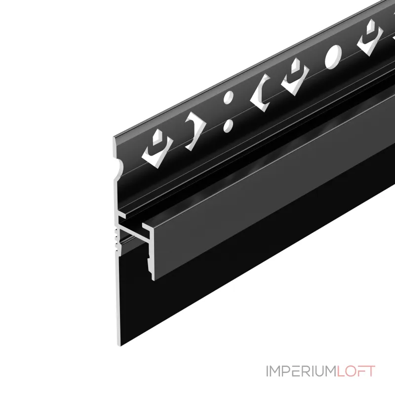 Arlight Профиль ARH-PLINTUS-FANTOM-2000 BLACK Алюминий 038550