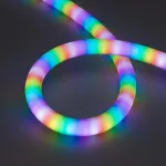 Лента герметичная SPI MOONLIGHT-BLACK-TOP-G180-D25mm 12В RGB-PX2 21.6 В/м IP65 5м Arlight 044932
