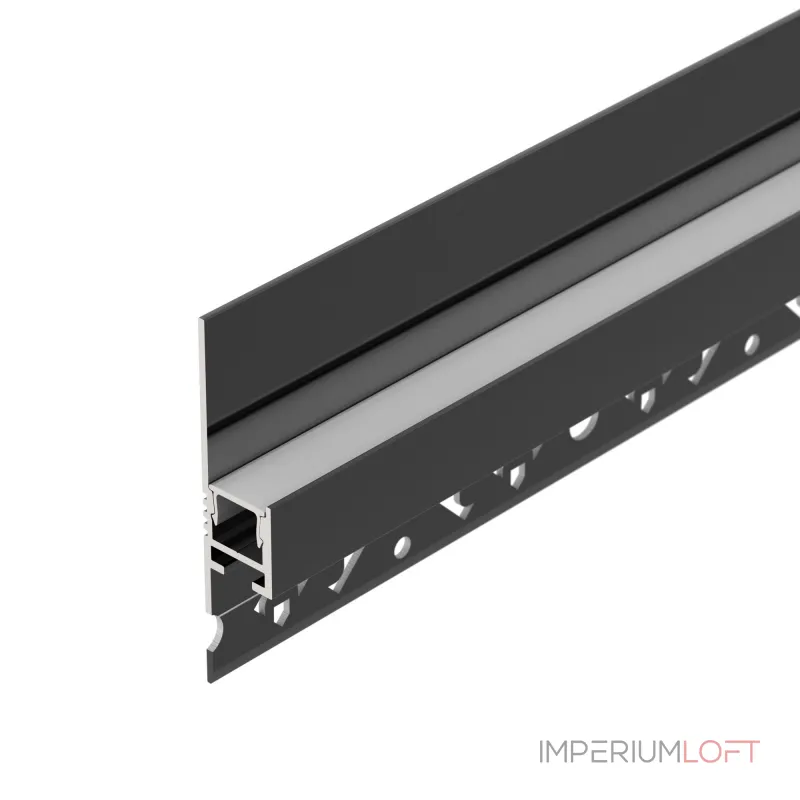 Arlight Профиль ARH-PLINTUS-FANTOM-2000 BLACK Алюминий 038550