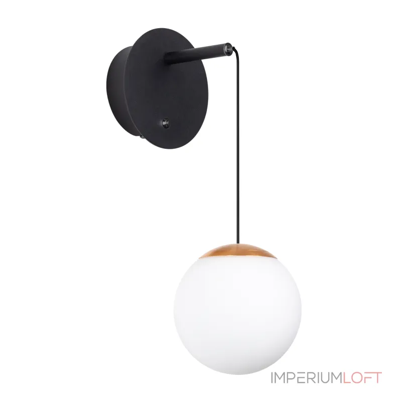 Arlight Светильник SP-BEADS-WALL-HANG-R130-6Вт Day4000 BK-GD 180 deg 230В IP20 037065