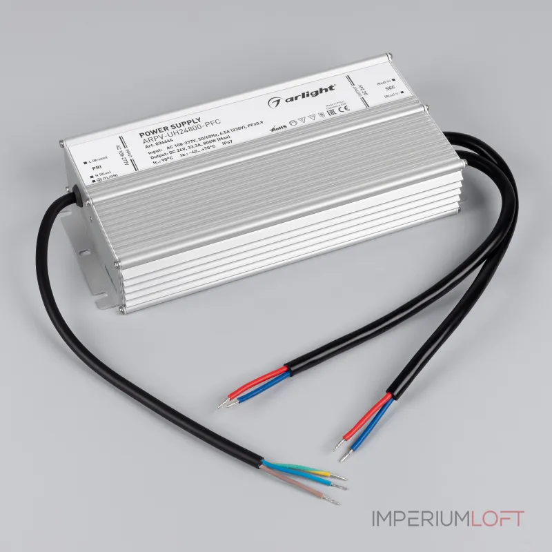 Arlight Блок питания ARPV-UH24800-PFC 24В 33.3A 800Вт IP67 034464