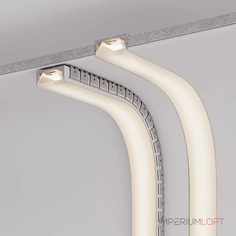 Силиконовый профиль WPH-FLEX-5025-TOP-S23-5м WHITE Arlight Силикон 049947