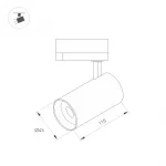 Arlight Светильник LGD-SPOT-2TR-R45-7Вт Day4000 BR 24 deg 230В IP20 042545