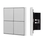 Arlight INTELLIGENT ARLIGHT Кнопочная панель KNX-304-23-IN Silver BUS Frame IARL IP20 039666