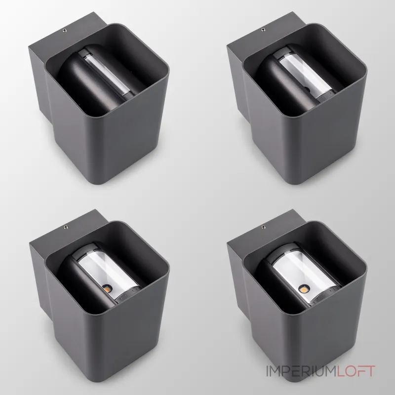 Светильник LGD-WALL-VARIO-S104x129-2x6Вт Day4000 GR 1-80 deg Arlight IP54 029794 Светильник LGD-WALL-VARIO-S104x129-2x6Вт Day4000 GR 1-80 deg Arlight IP54 029794