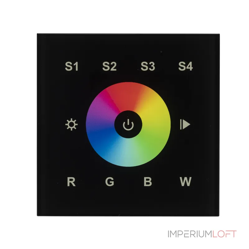 Arlight INTELLIGENT ARLIGHT Сенсорная панель DALI-901-11-1G-4SC-RGBW-DT8-IN Black BUS/230В IARL IP20 037199