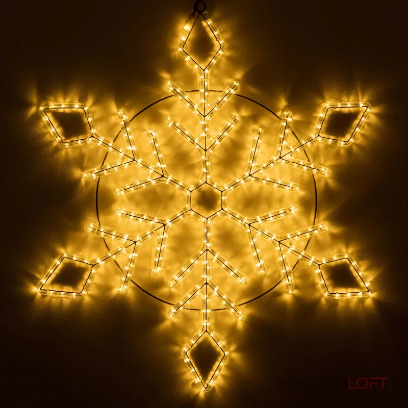 Arlight Фигура ARD-SNOWFLAKE-M9-900x900-360LED Warm 230В 22Вт Ardecoled IP65 034257