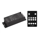 Arlight Диммер ARL-SYNC-DIM Black 12-24В 1x25A ПДУ 14кн RF RJ45 IP20 035135