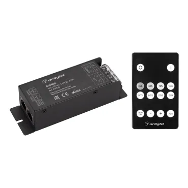 Arlight Диммер ARL-SYNC-DIM Black 12-24В 1x25A ПДУ 14кн RF RJ45 IP20 035135 Arlight Диммер ARL-SYNC-DIM Black 12-24В 1x25A ПДУ 14кн RF RJ45 IP20 035135