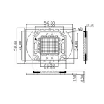 Arlight Мощный светодиод ARPL-100Вт-EPA-5060-PW 3500mA 018435