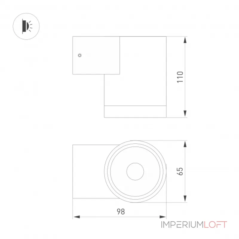 Arlight Светильник LGD-RAY-WALL-R65-12Вт Day4000 GR 6 deg 230В IP65 050152 Arlight Светильник LGD-RAY-WALL-R65-12Вт Day4000 GR 6 deg 230В IP65 050152