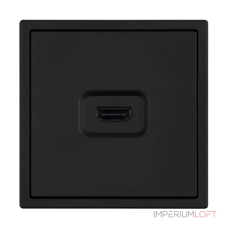 Розетка HDMI софт-тач SCT-MHD1-SFPL-BK Arlight 061841(1) Розетка HDMI софт-тач SCT-MHD1-SFPL-BK Arlight 061841(1)