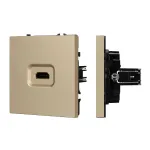 Розетка HDMI софт-тач SCT-MHD1-SFPL-GD Arlight 061843(1)